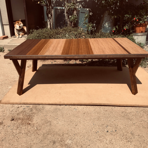 花柄こたつテーブルウォールナット90丸日本製・ヒーター付き 花柄こたつテーブルウォールナット90丸日本製・ヒーター付き