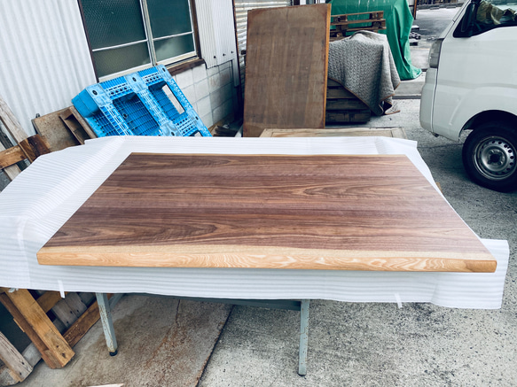 こたつ天板ウォールナット皮付き150日本製 こたつ天板ウォールナット皮