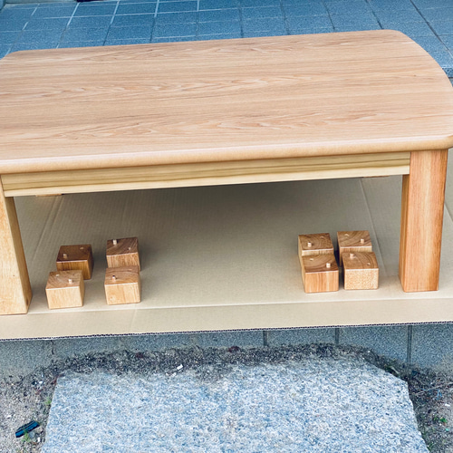 こたつテーブルケヤキ105折りたたみ脚日本製・ヒーター付き こたつテーブルケヤキ105折りたたみ脚日本製・ヒーター付き