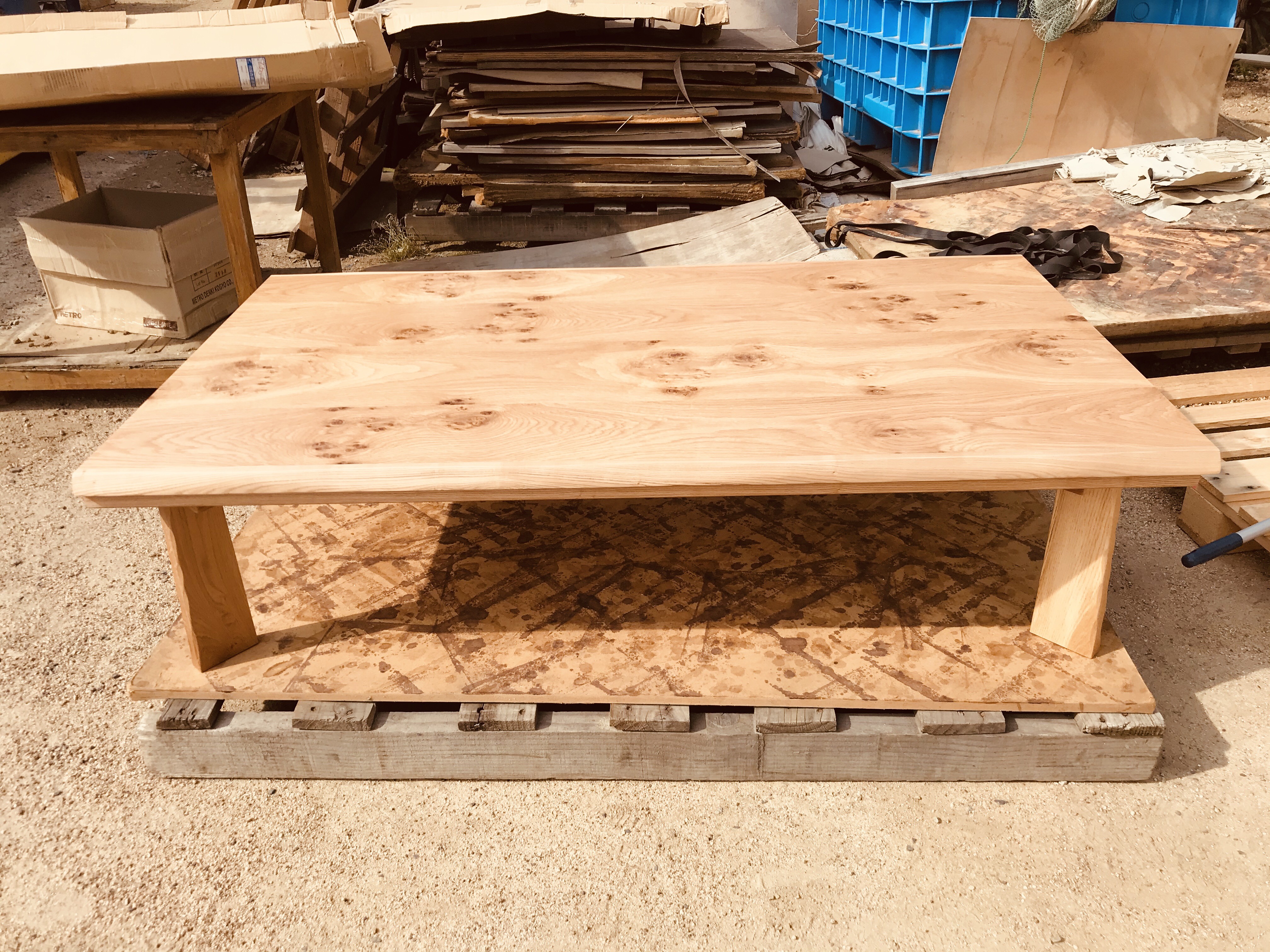 大型こたつテーブルナラ節入り150日本製・ヒーター別売り こたつ