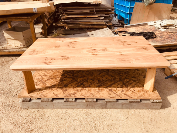 大型こたつテーブルウォールナット・タモ150日本製・ヒーター別売り