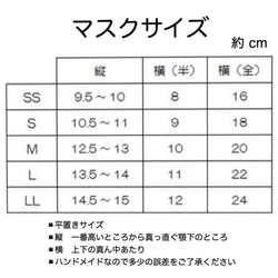 【 M サイズ 】ハワイアンマスク【 裏地 さらし 】 2枚目の画像