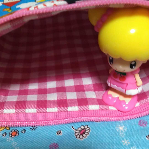 昭和レトロアニマル♥はいから横町♥ピンクス ファスナーポーチ はい  