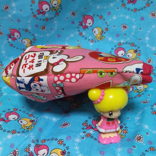 はいから横丁♥レトロアニマルがかわいいファスナーポーチ 昭和