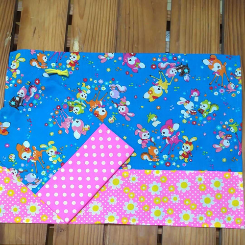 レトロ ☆アニマル ランチョンマット お弁当袋 コップ袋 ハンドメイド