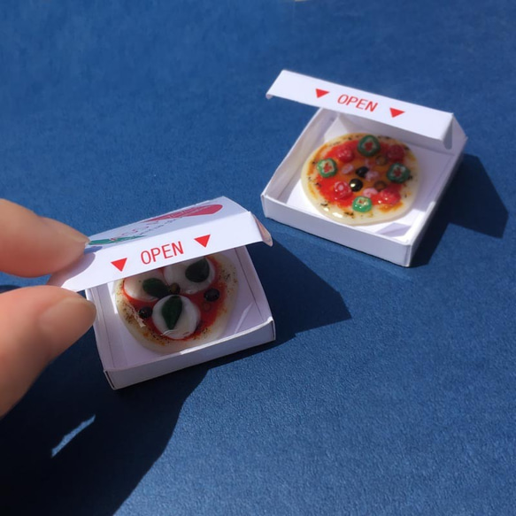 GLASS PIZZA! 焼きたてマルゲリータお届け　（ガラス工芸） 9枚目の画像