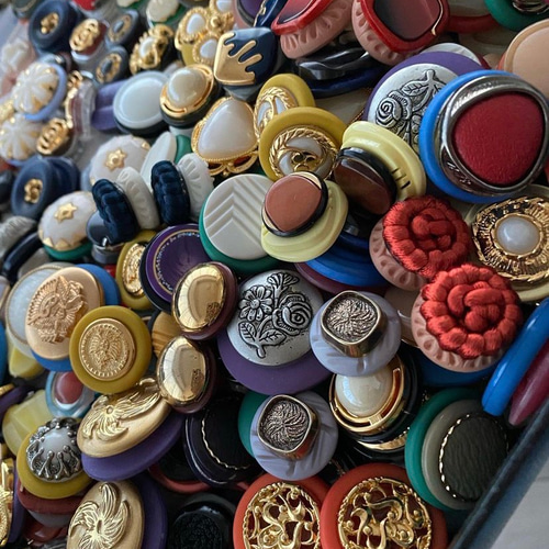 ヴィンテージオリジナルカボション ボタンセット ボタンまとめ売り 10