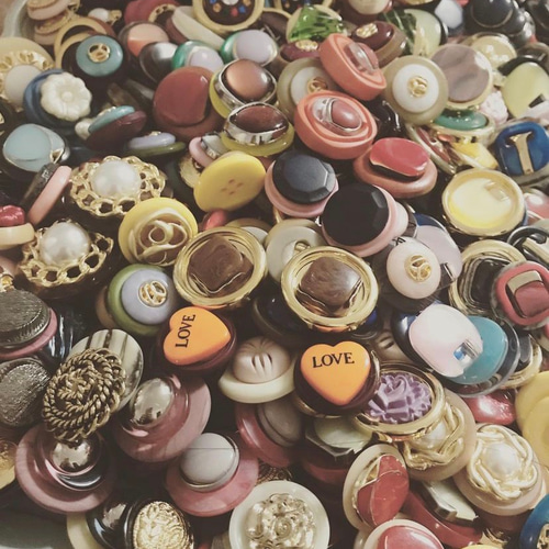 ヴィンテージオリジナルカボション ボタンセット ボタンまとめ売り