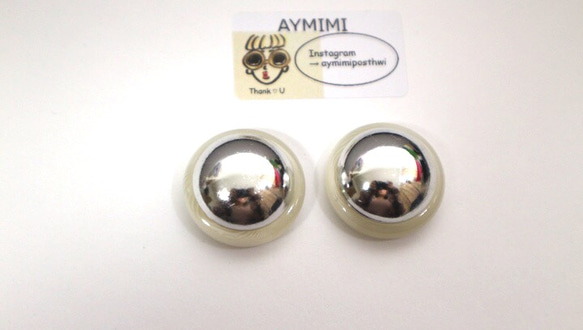 ヴィンテージオリジナルカボション ボタン AYMIMI 1枚目の画像