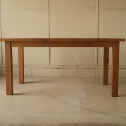 ダイニングテーブル 無垢板 モミの木 001 横150ｃｍ 宮崎 無垢家具 モミの木家具 4枚目の画像