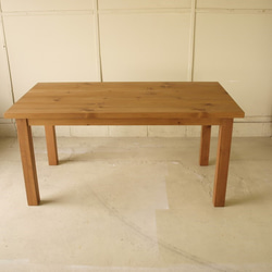 ダイニングテーブル 無垢板 モミの木 001 横150ｃｍ 宮崎 無垢家具 モミの木家具 5枚目の画像