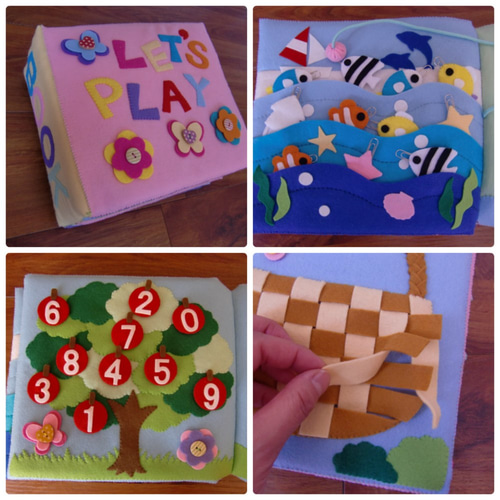 SHIDO-RICO フェルトで作る可愛い知育絵本 型紙＆レシピ 型紙 Shido