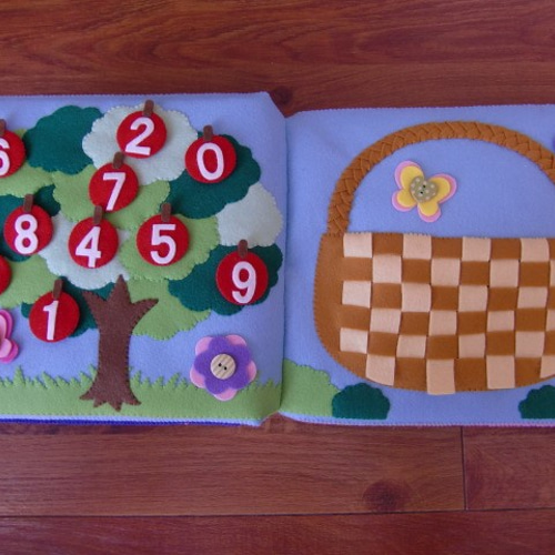 SHIDO-RICO フェルトで作る可愛い知育絵本 型紙＆レシピ 型紙 Shido