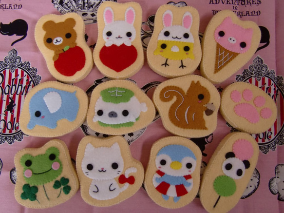 SHIDO-RICO フェルトで作る可愛いどうぶつアイシングクッキー