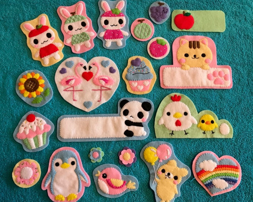 ハンドメイド フェルト ワッペン りょっち様 - メルカリ