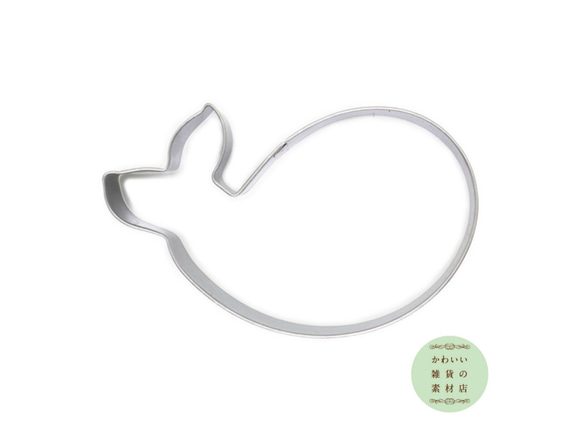【再販】クジラのステンレス製クッキー型（クッキーカッター・クッキー抜き型）#SC-0004 1枚目の画像