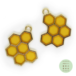 再販】ステンレスゴールドの横向きゾウさんのチャーム（ぞう/象