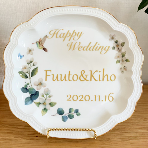 ウエディング プレート ♡ 【HAPPY WEDDING】 ウェルカムボード Candy