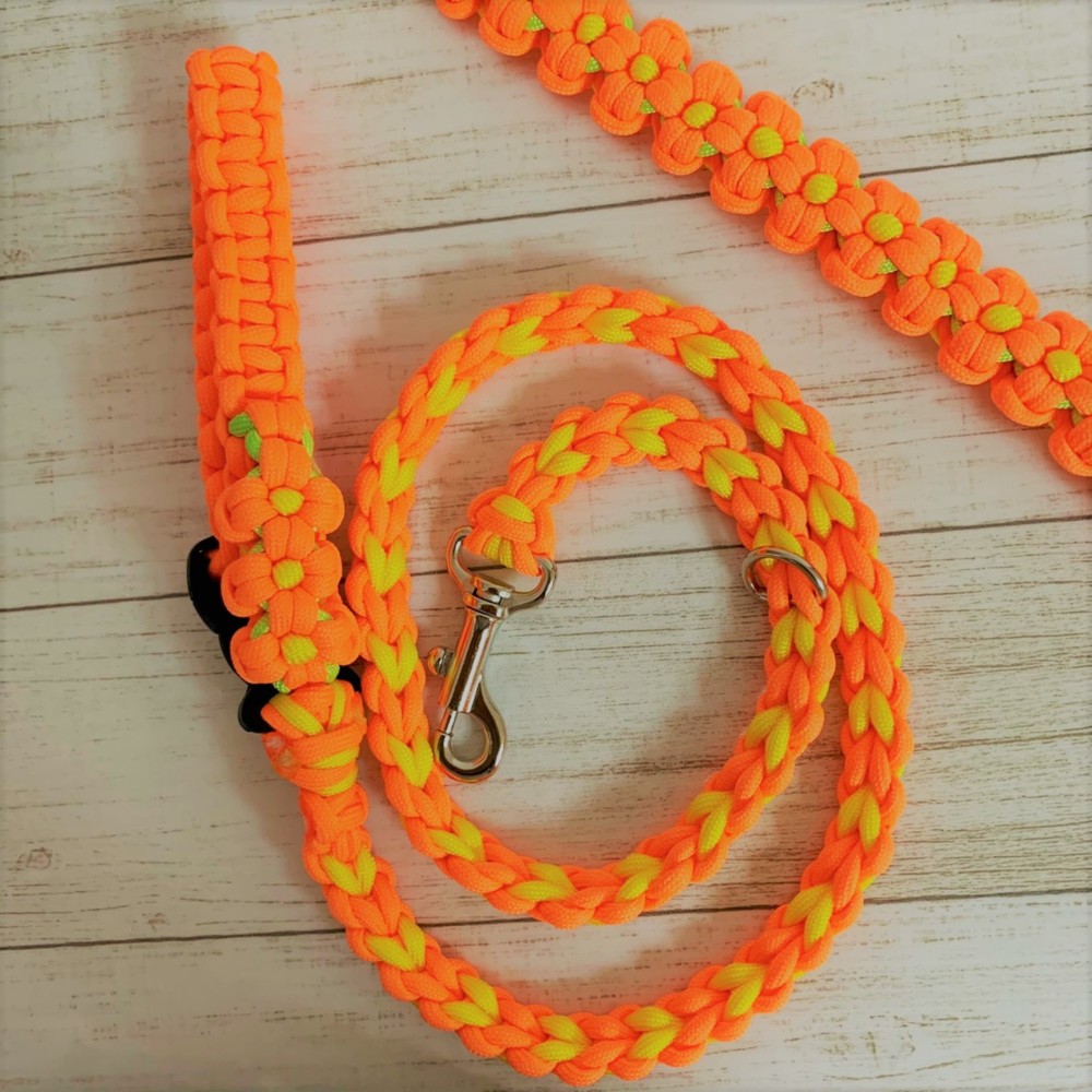 パラコードリード❥トリコカラー　お花　№037 パラコードリード❥トリコカラー お花 №037 - メルカリ