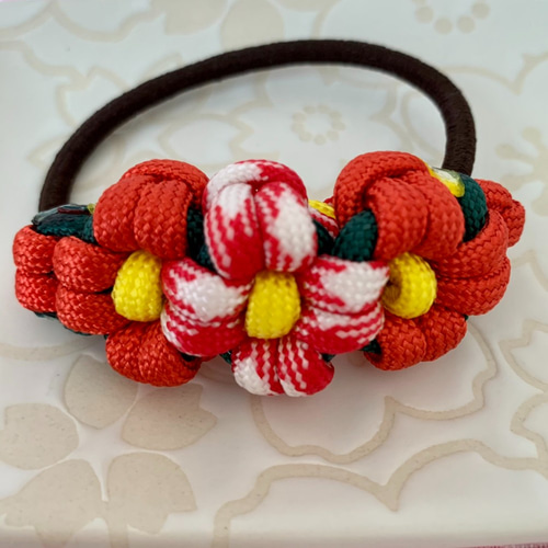 新品 KAPITAL  ヘアゴム 小花柄赤（大） 新品 KAPITAL ヘアゴム 小花柄赤（大） 新品 KAPITAL ヘアゴム 小花柄