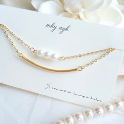 チェコガラスの2連ブレスレット 3枚目の画像