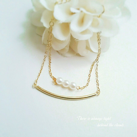 チェコガラスの2連ブレスレット 4枚目の画像