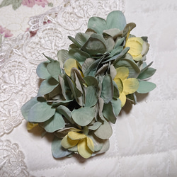 グリーン紫陽花のバナナクリップ(ラージ) 2枚目の画像
