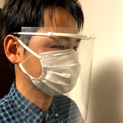 フェイスシールド1人分（シールド1枚付属） 4枚目の画像
