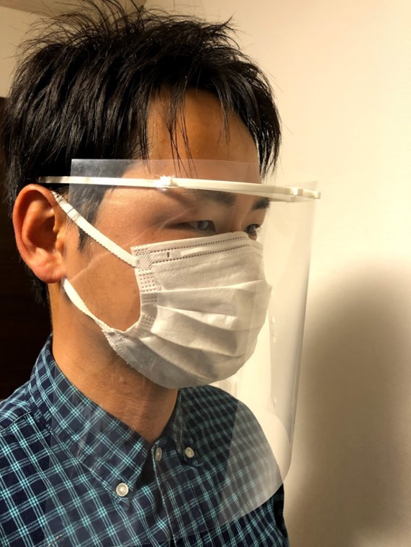 フェイスシールド1人分（シールド1枚付属） 4枚目の画像