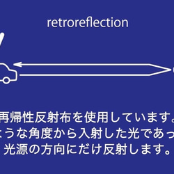 京友禅金彩の反射板／交通安全リフレクター　reflector-彩-（s）011 6枚目の画像