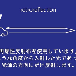 京友禅金彩の反射板／交通安全リフレクター　reflector-彩-（s）013 6枚目の画像