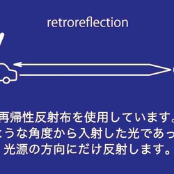 京友禅金彩の反射板／交通安全リフレクター　reflector-彩-（s）029 6枚目の画像