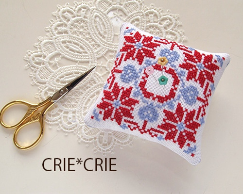 クロスステッチのピンクッションキットCRIE*CRIE No.603 キット CRIE