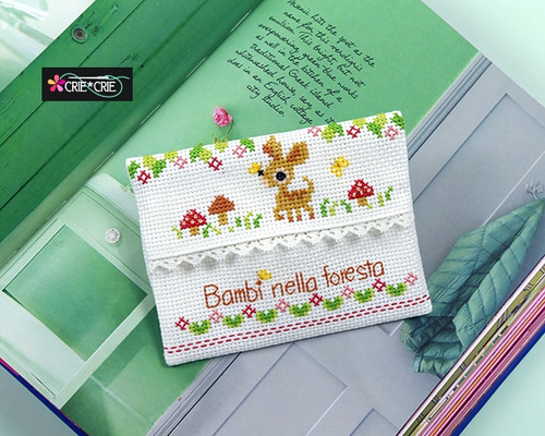 クロスステッチ 完成品 ポケットティッシュケース サモイロフ オーダー53 クロスステッチ 完成品 ポケットティッシュケース サモイロフ オーダー53