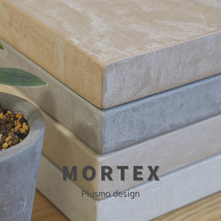 オブジェ W300㎜×D100㎜ MORTEX モールテックス 植物台 小物置き台 5枚目の画像