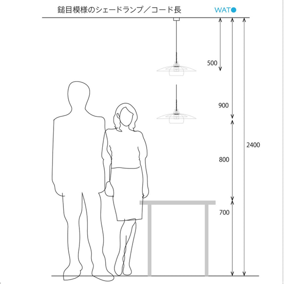 鎚目模様のシェードランプ E26お皿型 真鍮素地180mm 10枚目の画像