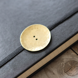 満月ボタン（真鍮製ボタン）38mm 2枚目の画像