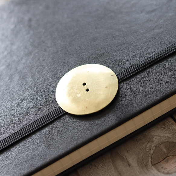 満月ボタン（真鍮製ボタン）38mm 3枚目の画像
