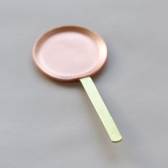 十円玉が焼けるミニミニフライパン（銅製） 2枚目の画像