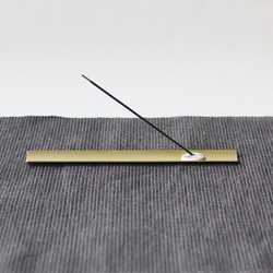 錫のお香立てと真鍮受皿　[　しずく　] 7枚目の画像