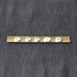 錫のお香立てと真鍮受皿　[　しずく　] 8枚目の画像