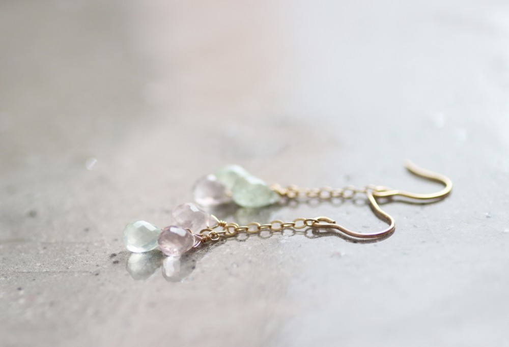 春色おめかし雫ピアス