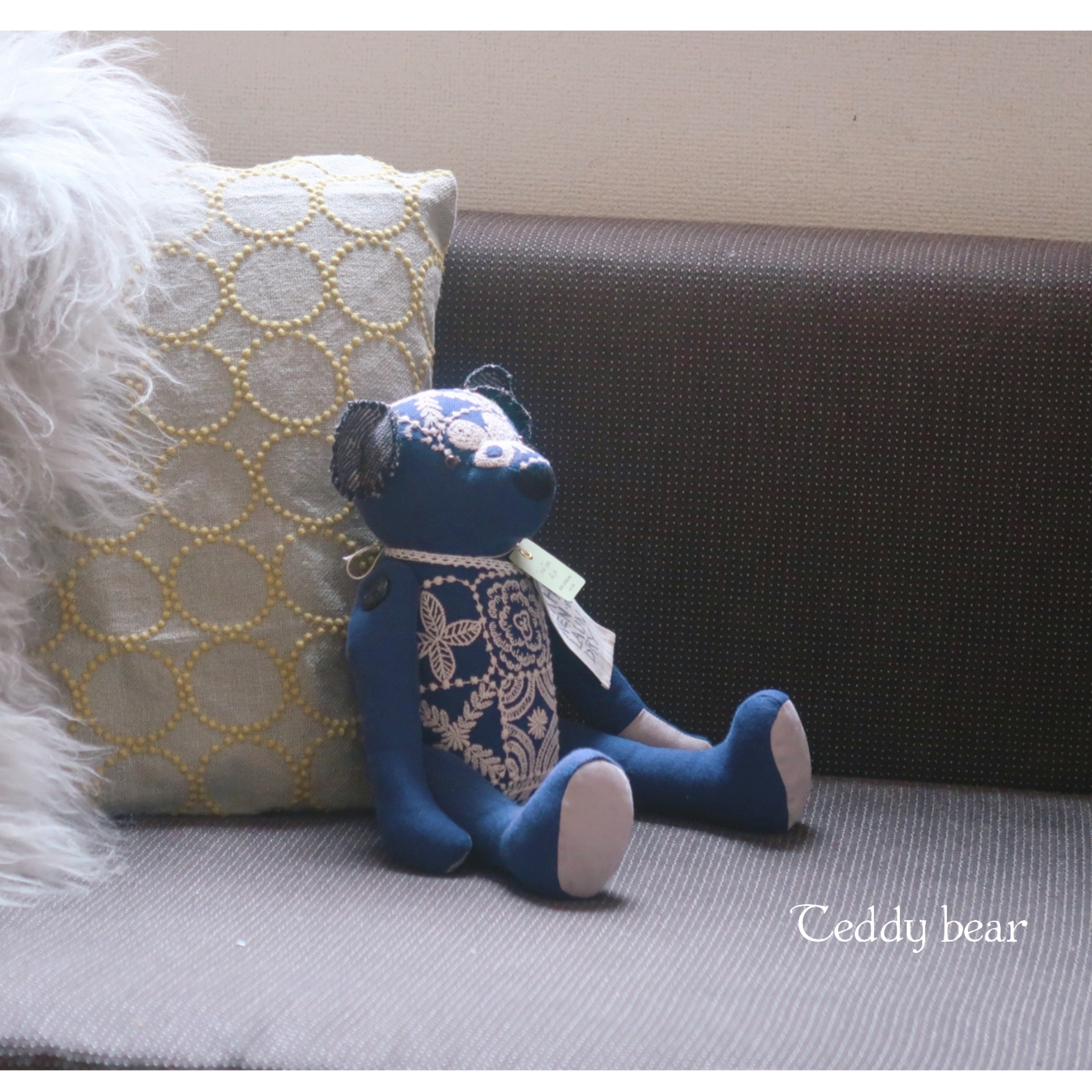 ミナペルホネン*ハンドメイド*ぬいぐるみ*テディベア*㉙ ミナペルホネン*ハンドメイド*ぬいぐるみ*テディベア*㉙