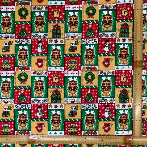 USAコットン　PETER PAN     JOLLY HOLLYDAYS  クリスマス    X20 3枚目の画像