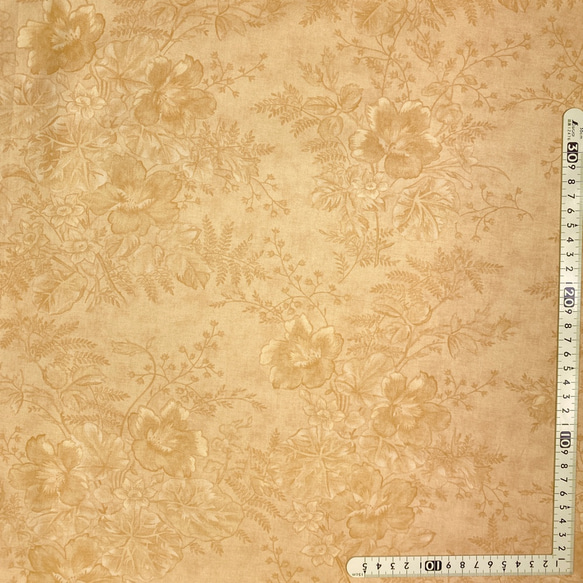 USAコットン　Modaモダ　ピースオンアース　M31 ベージュ 3枚目の画像