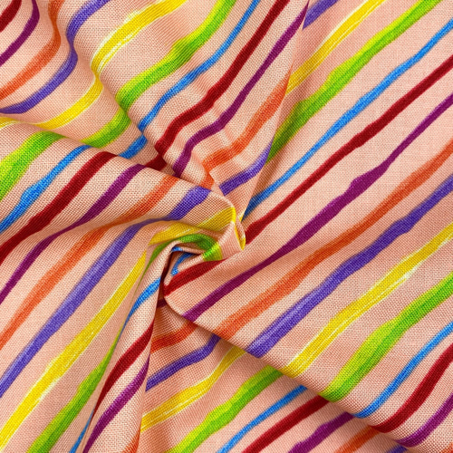 USAコットン ロラライ・ハリス Quirky Bias Stripe LH24 生地 アンの家