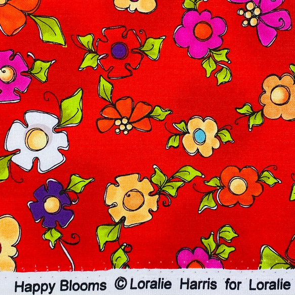 USAコットン　ロラライ・ハリス　  Happy Blooms   LH34　 5枚目の画像