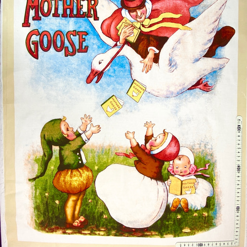 USAコットン Mother Goose マザーグースパネル ヴィンテージ RR1