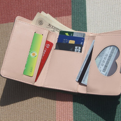 ミニ財布 レディース 財布 三つ折り財布 レディース がま口 ウォレット 小銭入れ付き 大容量 取り出しやすい 人気 か 3枚目の画像