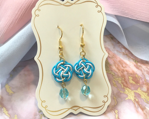 pene★水引ピアス＆イヤリング 13点 New Color｜水引ピアス｜BE YOURSELF◇自分らしく◇サーモン